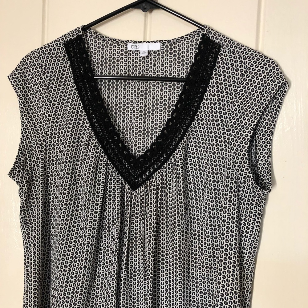 Silky Black & White with Lace Top - Nordstrom Rack